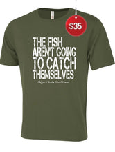 Load image into Gallery viewer, Limited Edition Catch Themselves Green Tee - $15 Discount taken at checkout
