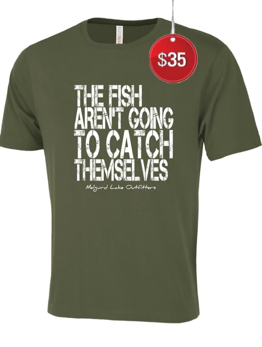 Limited Edition Catch Themselves Green Tee - $15 Discount taken at checkout